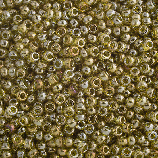 Miyuki Seed Beads Transparent Golden Olive Luster 250g