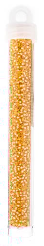 Miyuki Seed Bead 11/0 Gold Silver Lined Semi-frosted - 22g Vials