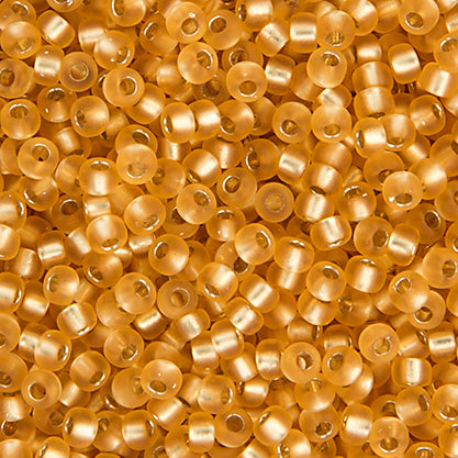 Miyuki Seed Bead 11/0 Gold Silver Lined Semi-frosted 250g