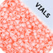 Miyuki Seed Bead 11/0 Crystal Baby Pink Lined Semi-frosted - 22g Vials
