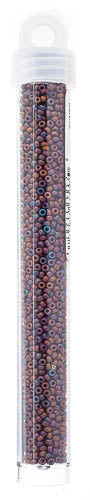 Miyuki Seed Beads Copper AB Matte Metallic - 22g Vials