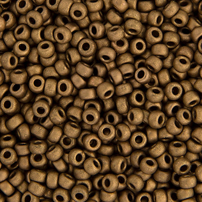 Miyuki Seed Beads Dark Bronze Matte Metallic - 22g Vials