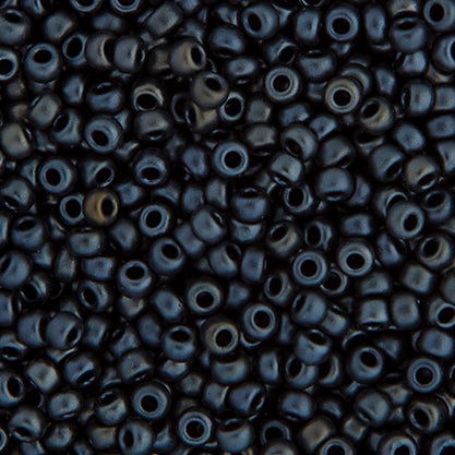 Miyuki Seed Bead 11/0 Charcoal Matte Metallic - 22g Vials