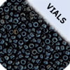 Miyuki Seed Bead 11/0 Charcoal Matte Metallic - 22g Vials