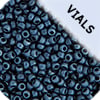 Miyuki Seed Bead 11/0 Gunmetal Matte Metallic - 22g Vials