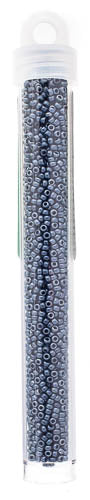 Miyuki Seed Bead 11/0 Gunmetal Matte Metallic - 22g Vials