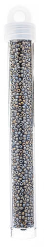 Miyuki Seed Bead 11/0 Tawny Gray Matte Metallic - 22g Vials