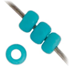 Miyuki Seed Bead 11/0 Turquoise Blue Opaque Matte Luster - 22g Vials