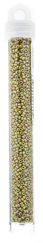 Miyuki Seed Bead 11/0 Light Olive Opaque Matte Luster - 22g Vials
