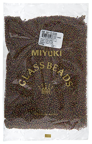 Miyuki Seed Beads Green Pink Opaque AB Metallic Matt Luster 250g