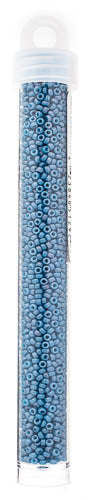 Miyuki Seed Bead 11/0 Light Denim Opaque Matte Luster - 22g Vials