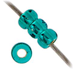 Miyuki Seed Bead 11/0 Teal Caribbean Silver Lined - 22g Vials