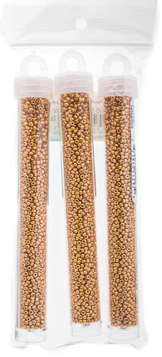 Miyuki Seed Beads Duracoat Galvanized Yellow Gold - 22g Vials