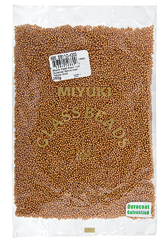 Miyuki Seed Beads Duracoat Galvanized Yellow Gold 250g