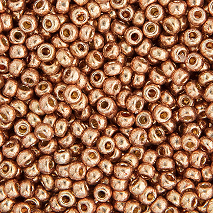 Miyuki Seed Bead 8/0 Duracoat Galvanized Champagne - 22g Vials