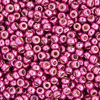 Miyuki Seed Bead 11/0 Duracoat Galvanized Hot Pink - 22g Vials