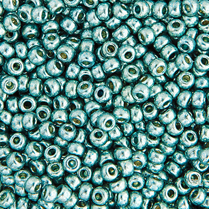 Miyuki Seed Bead 11/0 Duracoat Galvanized Dark Sea Foam - 22g Vials