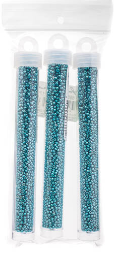 Miyuki Seed Bead 11/0 Duracoat Galvanized Sea Foam - 22g Vials