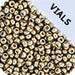 Miyuki Seed Beads Duracoat Galvanized Light Pewter - 22g Vials