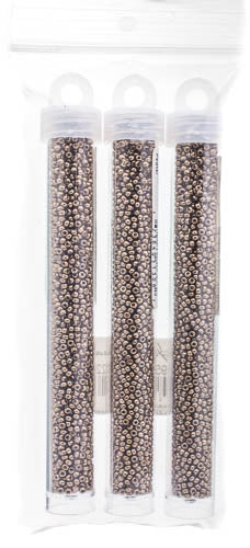Miyuki Seed Beads Duracoat Galvanized Pewter - 22g Vials