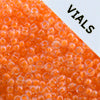 Miyuki Seed Bead 11/0 Color Lined Orange Luminous Neon Color - 22g Vials