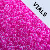 Miyuki Seed Bead 11/0 Color Lined Hot Pink Luminous Neon Color - 22g Vials