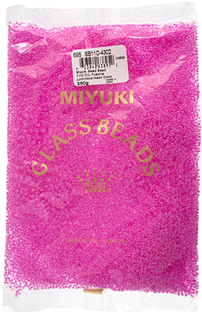 Miyuki Seed Bead 11/0 Color Lined Fuchsia Luminous Neon Color 250g