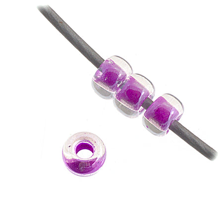 Miyuki Seed Bead 11/0 Color Lined Purple Luminous Neon Color 250g