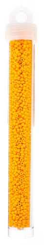 Miyuki Seed Beads Yellow Marigold Opaque Duracoat - 22g Vials