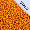 Miyuki Seed Beads Cheddar Orange Opaque Duracoat - 22g Vials