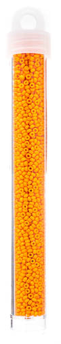 Miyuki Seed Beads Cheddar Orange Opaque Duracoat - 22g Vials