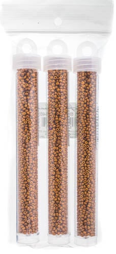 Miyuki Seed Beads Nutmeg Opaque Duracoat - 22g Vials