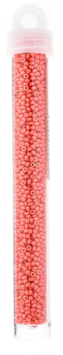 Miyuki Seed Beads Dark Salmon Pink Opaque Duracoat - 22g Vials