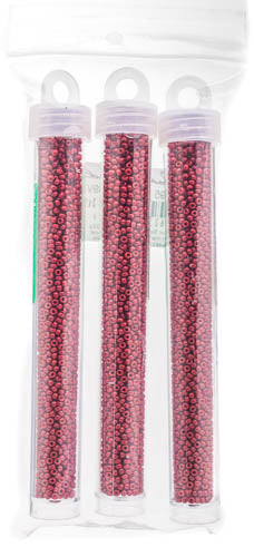 Miyuki Seed Bead Light Maroon Opaque Duracoat - 22g Vials