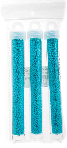 Miyuki Seed Bead Deep Icy Blue Opaque Duracoat - 22g Vials