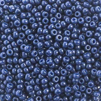 Miyuki Seed Beads Navy Blue Dyed Duracoat - 22g Vials