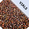 Miyuki Seed Bead 11/0 Transparent Light Topaz Picasso - 22g Vials