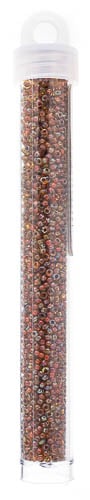 Miyuki Seed Bead 11/0 Transparent Light Topaz Picasso - 22g Vials