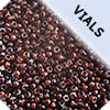 Miyuki Seed Bead 11/0 Transparent Dark Topaz Picasso - 22g Vials