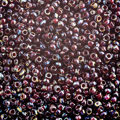 Miyuki Seed Bead 11/0 Transparent Ruby Picasso - 22g Vials