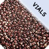 Miyuki Seed Bead 11/0 Transparent Light Smoky Topaz Picasso - 22g Vials