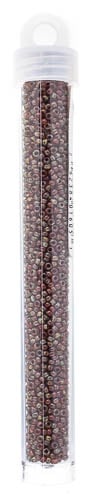 Miyuki Seed Bead 11/0 Transparent Light Smoky Topaz Picasso - 22g Vials
