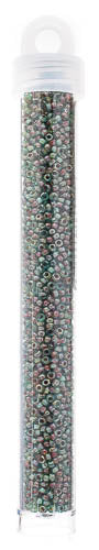 Miyuki Seed Bead 11/0 Transparent Sea Foam Picasso - 22g Vials
