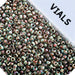 Miyuki Seed Bead 11/0 Transparent Sea Foam Picasso - 22g Vials