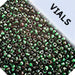 Miyuki Seed Bead 11/0 Transparent Green Picasso - 22g Vials