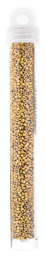 Miyuki Seed Bead Opaque Yellow Picasso - 22g Vials