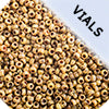 Miyuki Seed Bead Opaque Yellow Picasso - 22g Vials