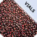 Miyuki Seed Bead 11/0 Opaque Red Picasso - 22g Vials