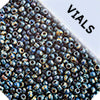 Miyuki Seed Bead 11/0 Opaque Dark Teal Picasso - 22g Vials