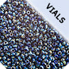 Miyuki Seed Bead 11/0 Opaque Cobalt Picasso - 22g Vials